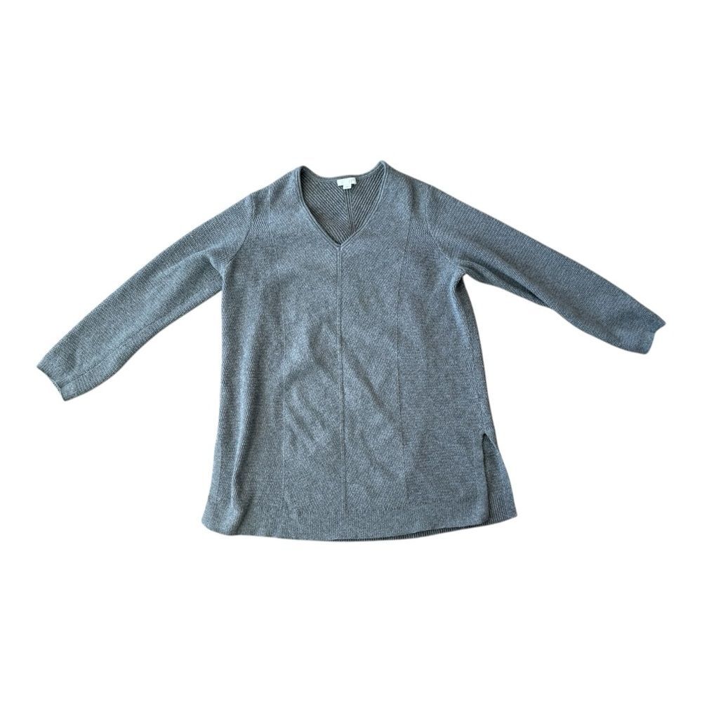 J.Jill Women's Gray Pullover Sweater, Size M